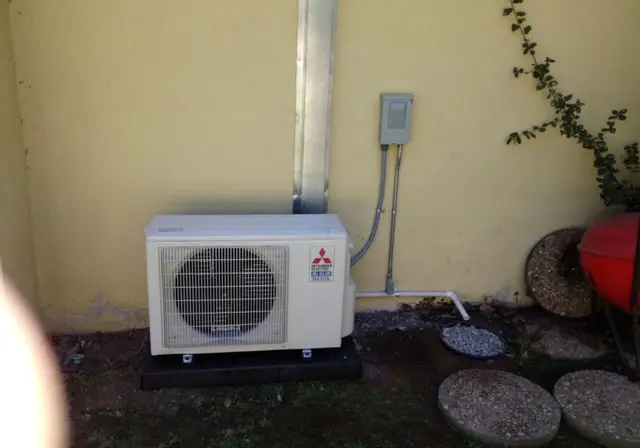 Mitsubishi Ductless Mini-Split Air Condition Outdoor Unit